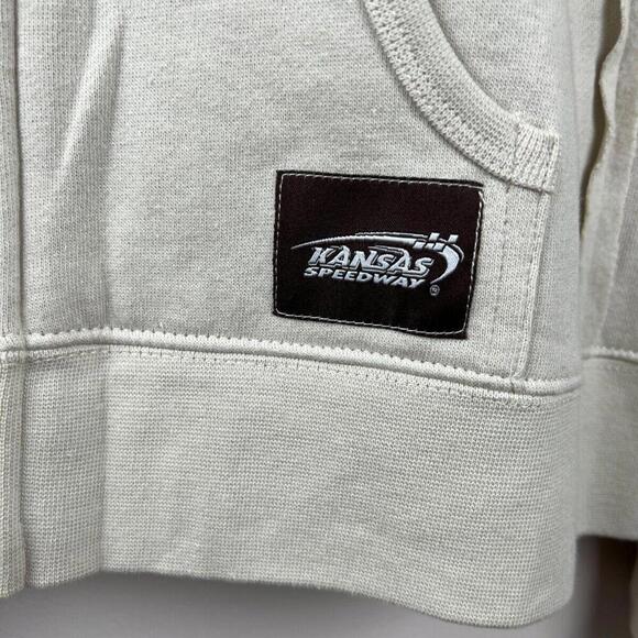 Vintage 00s y2k Womens Racing Hoodie Kansas Speedway Pullover - Picture 7 of 7